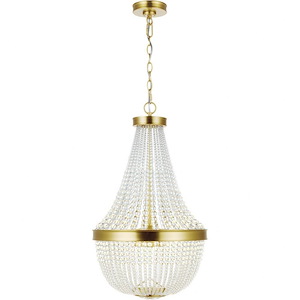 Generation Lighting-Summerhill-6 Light Small Chandelier-27.5 Inch Tall And 16 Inch Wide