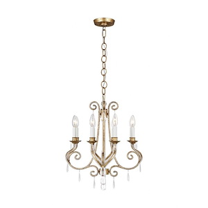 Generation Lighting-Kinsale-8 Light Small Chandelier-22.5 Inch Tall And 18.63 Inch Wide - 1099234