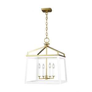 Generation Lighting-Carlow-4 Light Large Lantern-23.5 Inch Tall and 18 Inch Wide - 1099208