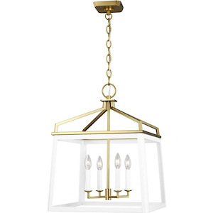 Generation Lighting-Carlow-4 Light Large Lantern-23.5 Inch Tall and 18 Inch Wide - 1099208