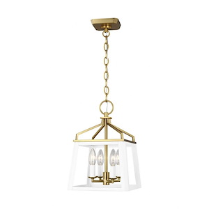 Generation Lighting-Carlow-4 Light Small Lantern-14.25 Inch Tall and 10 Inch Wide - 1099210