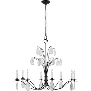 Generation Lighting-Shannon-8 Light Extra Large Chandelier In Traditional Style-38.38 Inch Tall and 44.5 Inch Wide