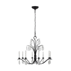 Generation Lighting-Shannon-8 Light Large Chandelier In Traditional Style-28.5 Inch Tall and 32.63 Inch Wide - 1226739
