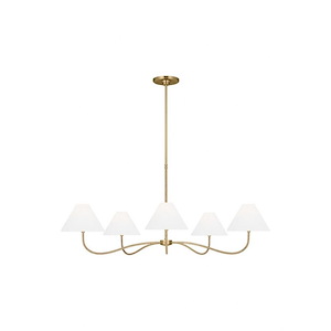 Laguna Grand - 5 Light Chandelier-22 Inches Tall and 51.5 Inches Wide