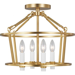 Generation Lighting-Marston-4 Light Semi Flush Mount - 1226840