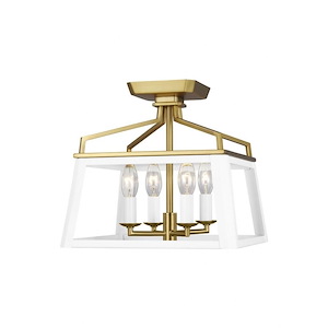 Generation Lighting-Carlow-4 Light Flush Mount-11.25 Inch Tall and 12 Inch Wide - 1099207