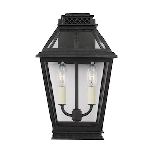 Generation Lighting-Falmouth By Chapman And Myers-2 Light Small Outdoor Wall Lantern In Traditional Style-8.63 Inch Wide By 13.75 Inch Tall - 1226825