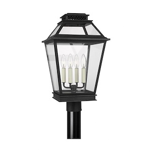 Generation Lighting-Falmouth By Chapman And Myers-4 Light Outdoor Post Lantern In Traditional Style-12 Inch Wide By 21.63 Inch Tall - 1226788