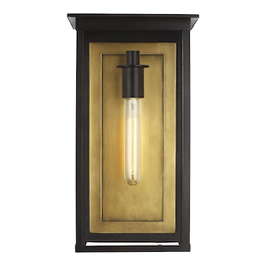 Generation Lighting-Freeport By Chapman & Myers-1 Light Large Outdoor Wall Lantern In Moden Style-9 Inch Wide By 16.25 Inch Tall - 1226743