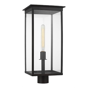 Generation Lighting-Freeport By Chapman & Myers-1 Light Large Outdoor Post Lantern In Moden Style-10 Inch Wide By 21.5 Inch Tall - 1226887