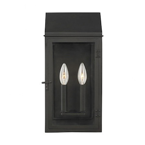 Hingham By Chapman & Myers-2 Light Medium Outdoor Wall Lantern In Contemporary Style-8 Inch Wide By 16 Inch Tall - 1226746