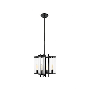 Generation Lighting-Eastham-4 Light Outdoor Chandelier-16.5 Inch Tall And 16.25 Inch Wide