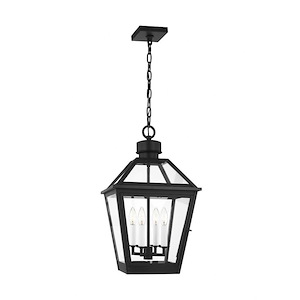 Generation Lighting-Hyannis-4 Light Large Outdoor Pendant-24 Inch Tall and 13.75 Inch Wide - 1099227
