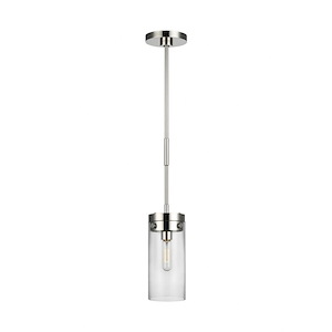 Generation Lighting-Garrett from Chapman & Myers-One Light Pendant-5.5 Inch Wide by 21.75 Inch Tall - 993626