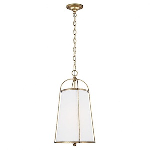 Stonington-1 Light Small Hanging Shade Chandelier in Uptown Chic Style-12.88 Inch Wide by 24.25 Inch Tall - 937071