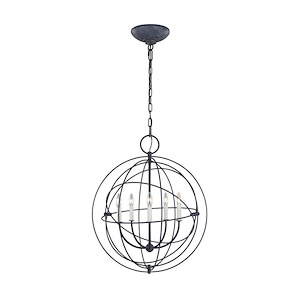 Generation Lighting-Bayberry-5 Light Medium Pendant In Traditional Style-24 Inch Wide By 28.63 Inch Tall - 1226939