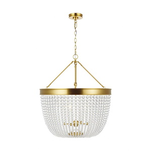 Generation Lighting-Summerhill-4 Light Small Line Voltage Pendant-22.63 Inch Tall And 19 Inch Wide - 1099245