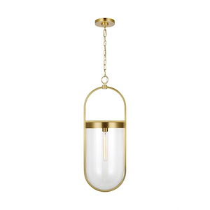 Generation Lighting-Blaine-1 Light Large Line Voltage Pendant-31.13 Inch Tall and 11.5 Inch Wide - 1099204