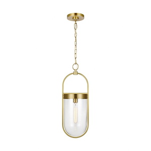 Generation Lighting-Blaine-1 Light Small Line Voltage Pendant-22.75 Inch Tall and 8 Inch Wide
