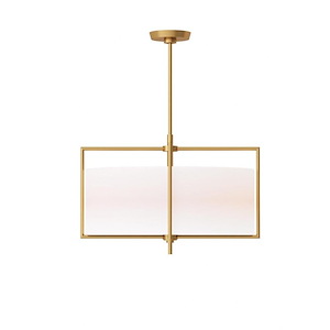 Generation Lighting-Perno-4 Light Medium Hanging Shade Pendant In Transitional Style-15.63 Inch Tall and 23.25 Inch Wide