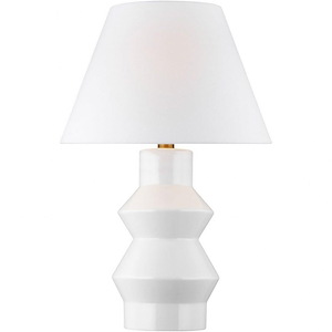 Generation Lighting-Abaco-9.5W 1 LED Large Table Lamp in Contemporary Style-19 Inch Wide by 28.75 Inch Tall