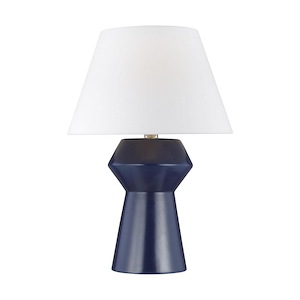 Generation Lighting-Abaco-9.5W 1 LED Inverted Table Lamp in Contemporary Style-17 Inch Wide by 24.5 Inch Tall