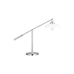 Generation Lighting-Wellfleet-9W 1 LED Wide Desk Lamp In Contemporary and Modern Style-23.38 Inch Tall and 30.5 Inch Wide - 1090863