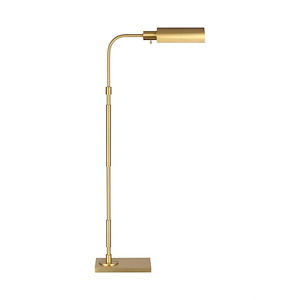 Generation Lighting-Kenyon-9.3W 1 LED Task Floor Lamp-47.38 Inch Tall and 20.63 Inch Wide