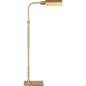 Generation Lighting-Kenyon-9.3W 1 LED Task Floor Lamp-47.38 Inch Tall and 20.63 Inch Wide