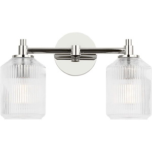 Barstow - 2 Light Bath Vanity-9 Inch Tall and 15 Inch Wide - 1395419