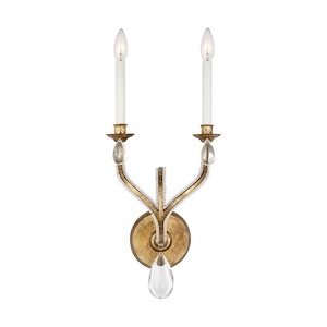 Generation Lighting-Kinsale-2 Light Wall Sconce-23.88 Inch Tall And 10.25 Inch Wide