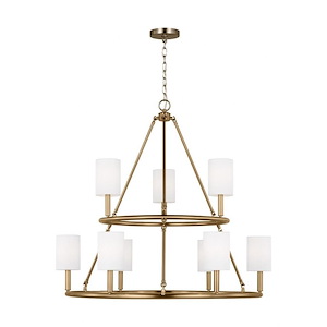 Egmont - 9 Light Chandelier In Traditional Style-33 Inches Tall and 36 Inches Wide