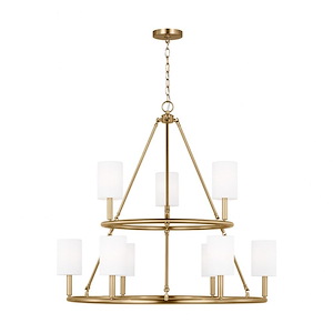 Egmont - 9 Light Chandelier In Traditional Style-33 Inches Tall and 36 Inches Wide - 1297819