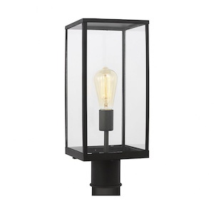 Howell - 1 Light Medium Outdoor Post Lantern-17 Inches Tall and 7 Inches Wide