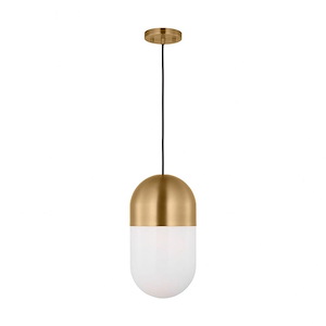 Foster - 1 Light Medium Pendant-14.88 Inches Tall and 8 Inches Wide
