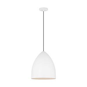 Huron - 1 Light Medium Pendant-15.25 Inches Tall and 13 Inches Wide