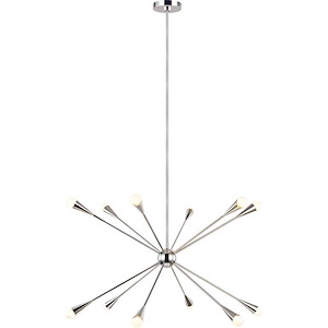 Generation Lighting-Ellen Collection-Jax-Twelve Light Chandelier-38 Inch Wide by 23 Inch Tall