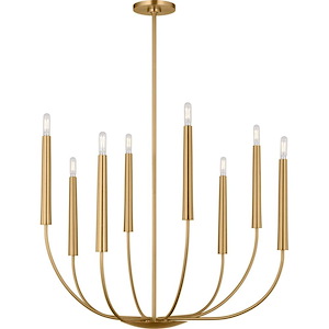 Lois - 8 Light Chandelier-29 Inch Tall and 34 Inch Wide - 1395421