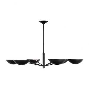Nevel - 6 Light Extra Large Chandelier-10.13 Inches Tall and 40 Inches Wide