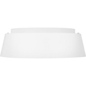 Generation Lighting-Ellen Collection-Asher-Three Light Flush Mount-14.5 Inch Wide by 4.63 Inch Tall