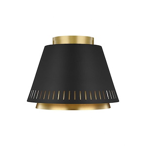 Generation Lighting-Ellen Collection-Carter-One Light Flush Mount-11 Inch Wide By 8.38 Inch Tall