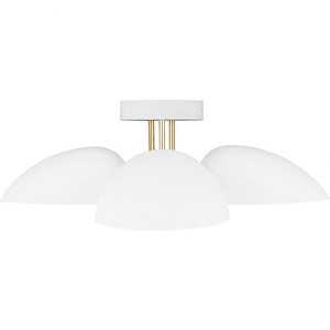 Generation Lighting-Ellen Collection -Jane-Three Light Flush Mount - 993590