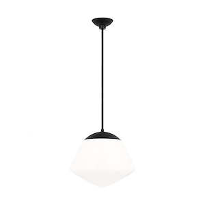 Milne - 1 Light Small Pendant-9.25 Inches Tall and 10 Inches Wide