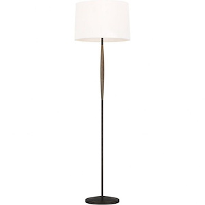 Generation Lighting-Ellen Collection-9.5W 1 Led Floor Lamp-17 Inch Wide By 61.63 Inch Tall