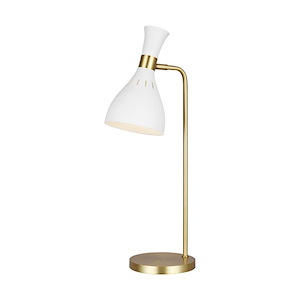Generation Lighting-Ellen Collection-9.5W 1 LED Table Lamp-7 Inch Wide by 25 Inch Tall - 993605