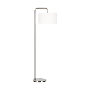 Generation Lighting-Dean-9.5W 1 LED Floor Lamp in Relaxed Mid-Century Style-16 Inch Wide by 64 Inch Tall
