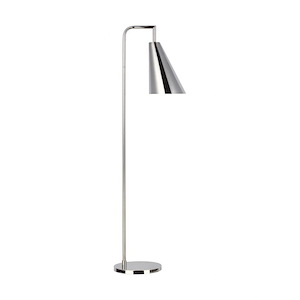 Generation Lighting-Jamie-9.5W 1 LED Floor Lamp in Relaxed Mid-Century Style-12 Inch Wide by 61 Inch Tall