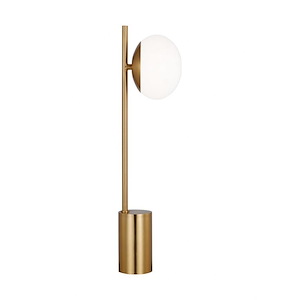 Generation Lighting-Lune-1 Light Table Lamp In Modern Style-24.75 Inch Tall and 6.5 Inch Wide - 1227024