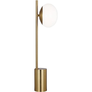 Generation Lighting-Lune-1 Light Table Lamp In Modern Style-24.75 Inch Tall and 6.5 Inch Wide - 1227024