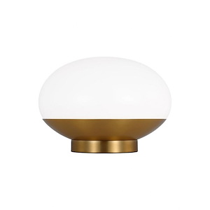 Generation Lighting-Lune-9W 1 LED Accent Lamp In Modern Style-7 Inch Tall and 10 Inch Wide